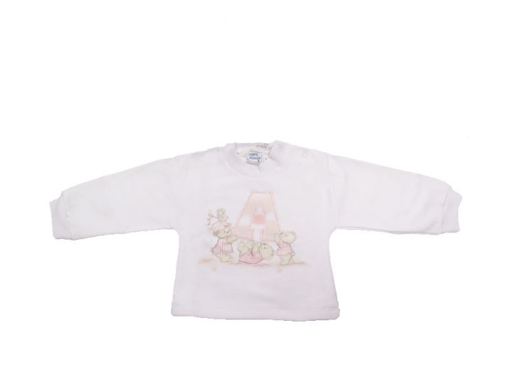 Buzo de Algodon Frizado Estampado Osos "A"