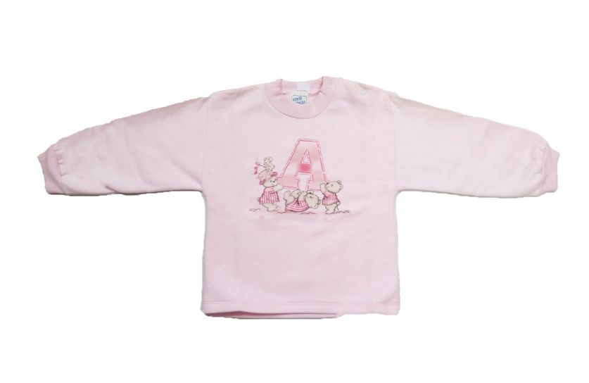 Buzo de Algodon Frizado Estampado Osos "A"