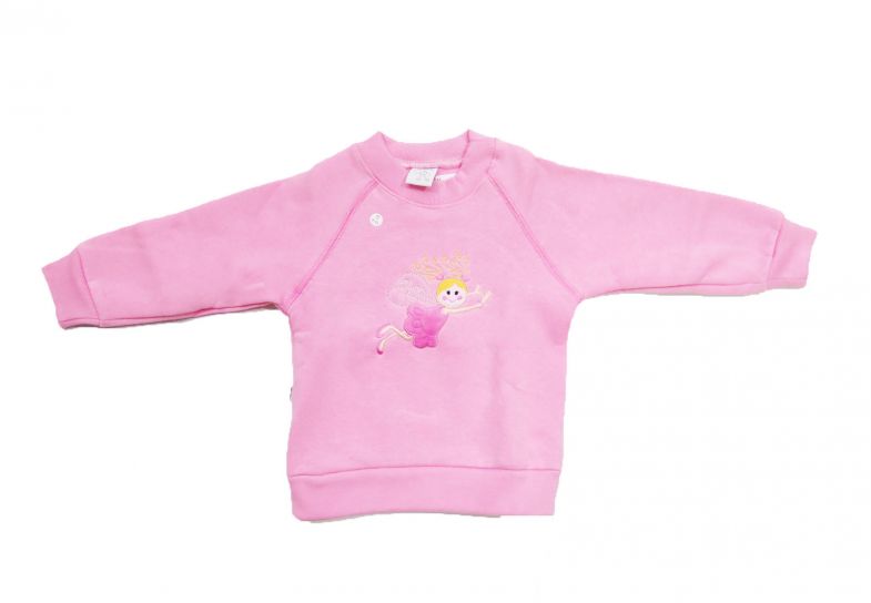 Buzo de Algodon Frizado Bordado Hada