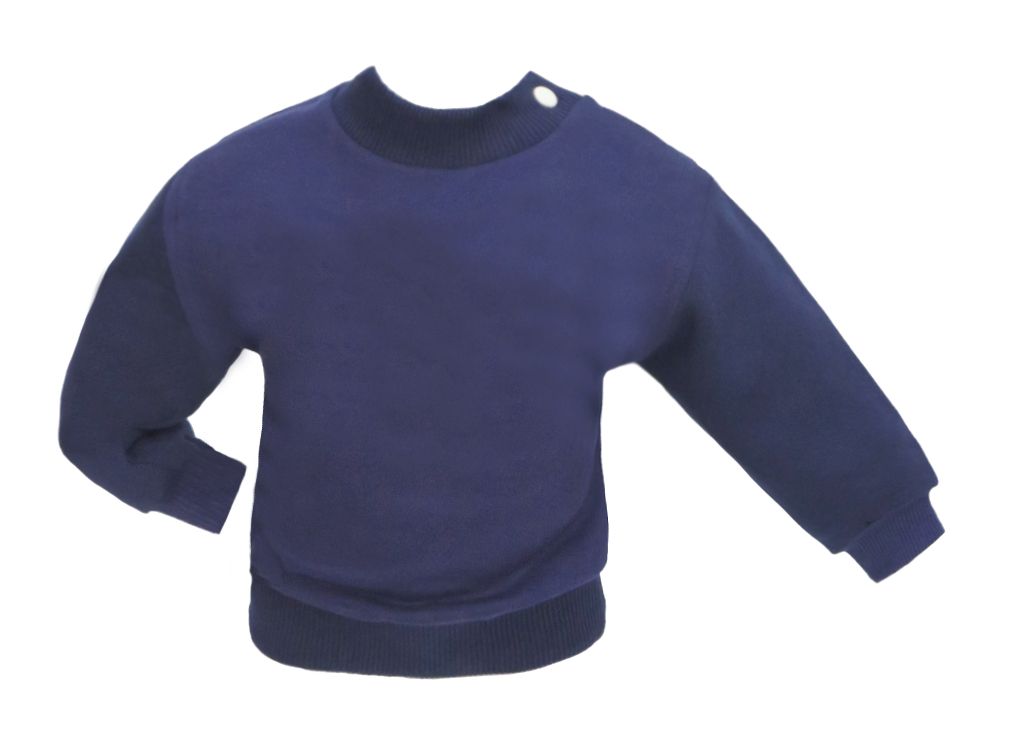 Buzo de Algodon Frizado Liso con cintura elastizada