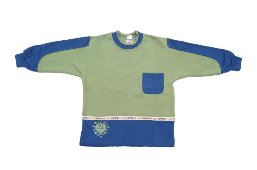 Buzo de Algodon Frizado Sin Capucha Con Bolsillo