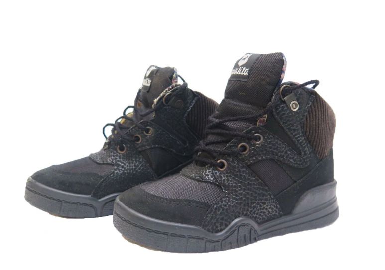 Borcego Bota Con Cordon Tela - Ecocuero