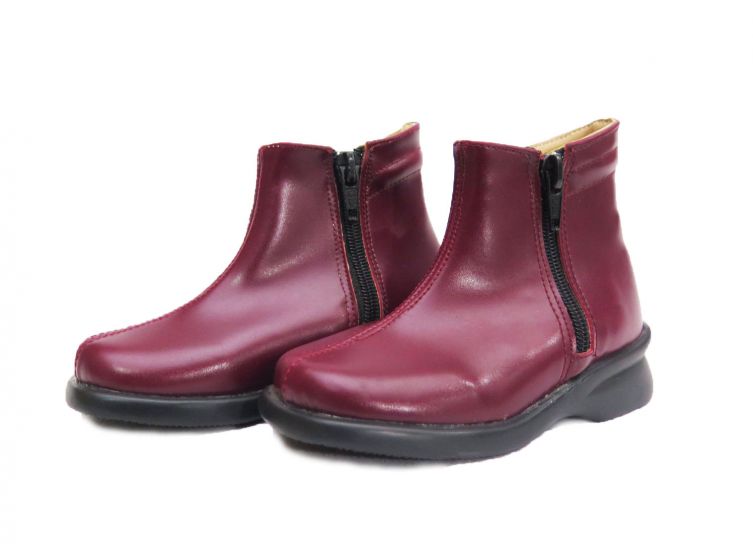 Botineta Cierre Bota Botita Cuerina