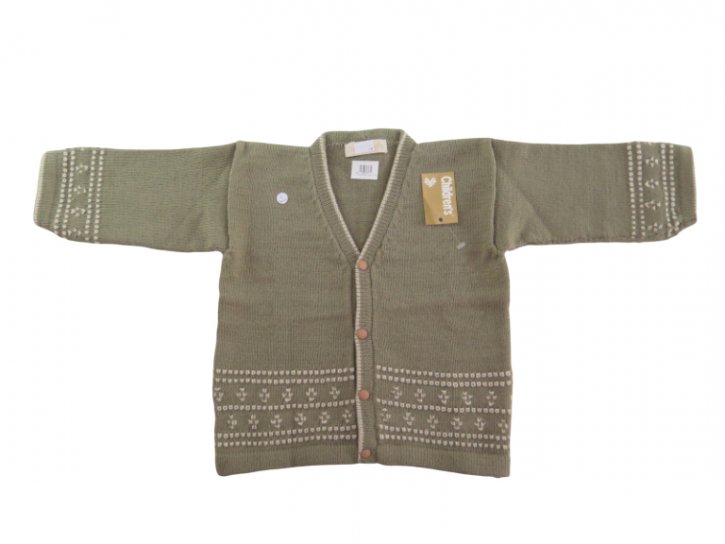 Saquito de Cashmilon Lisos Escote en V Combinados 2 colores