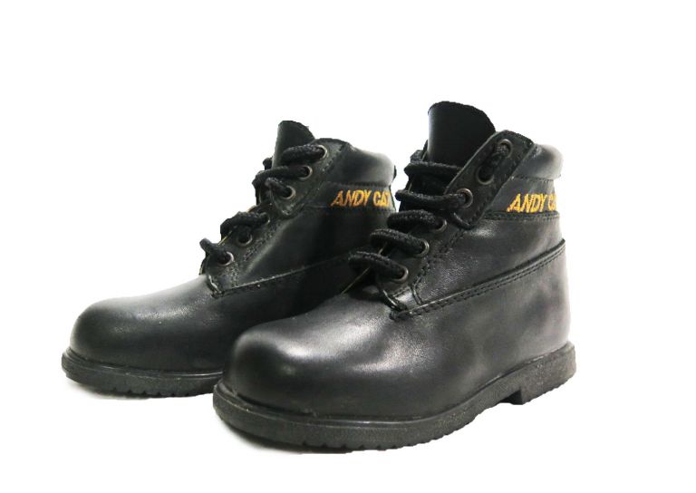 Borcego Bota de Cuero Con Cordon