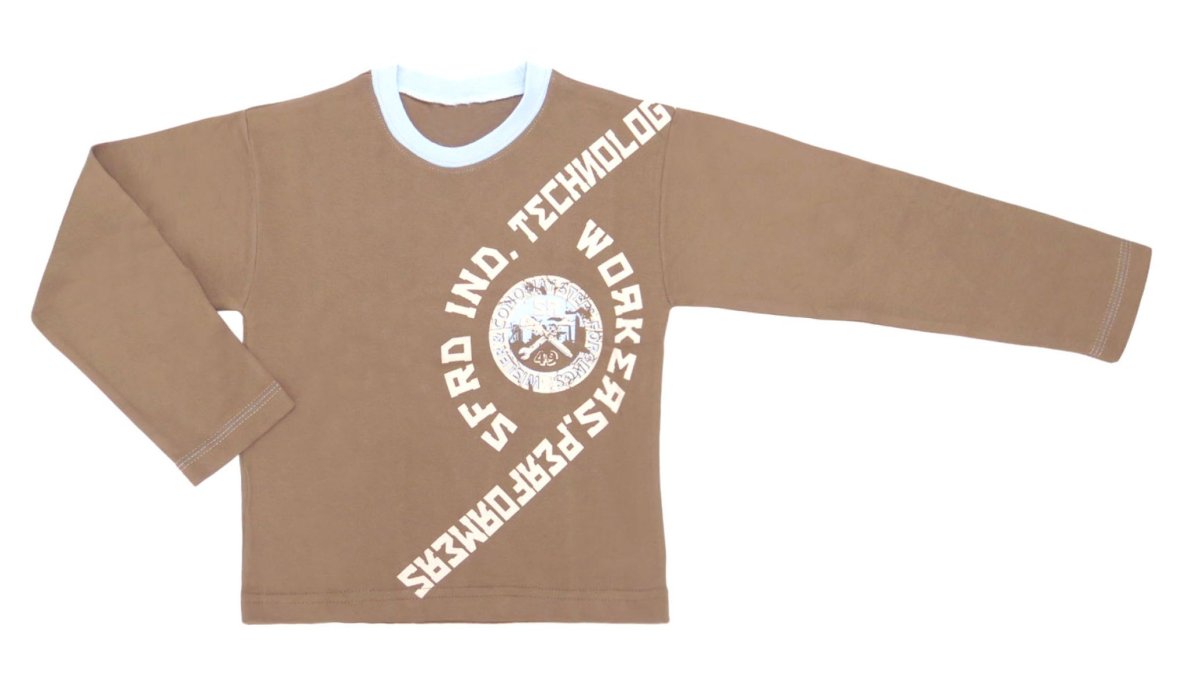 Remera Manga Larga Estampado Con Herramientas