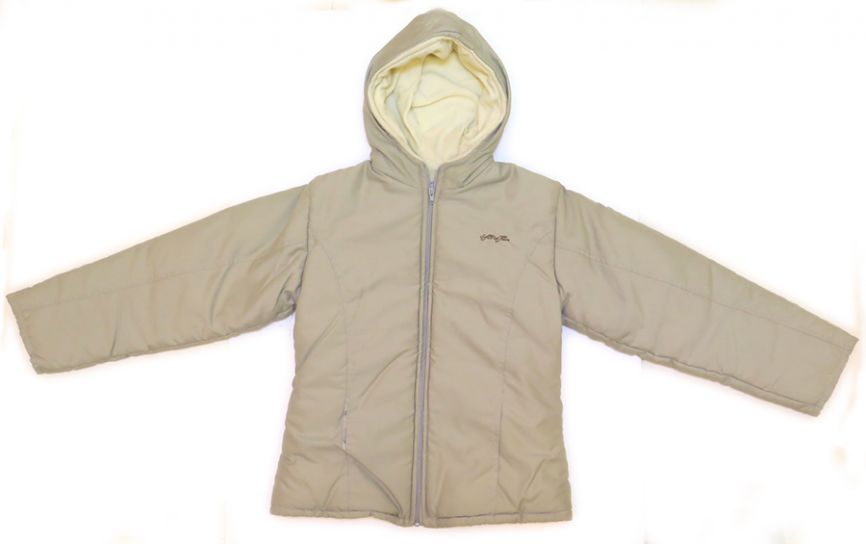 Campera Microfibra Con Capucha Interior Forrado En Polar