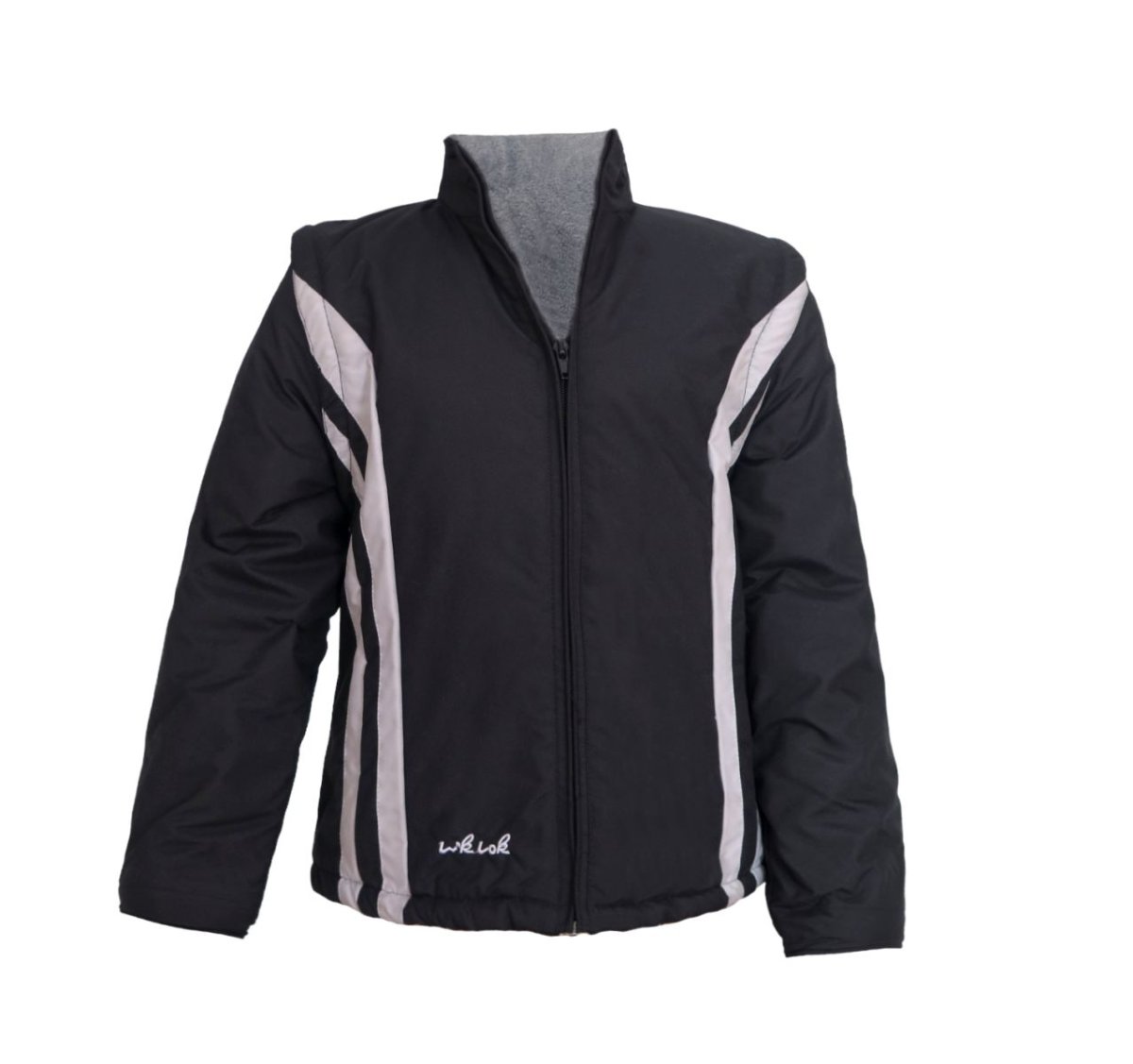 Campera con Polar Interno con Rayas Frontales Capucha Oculta