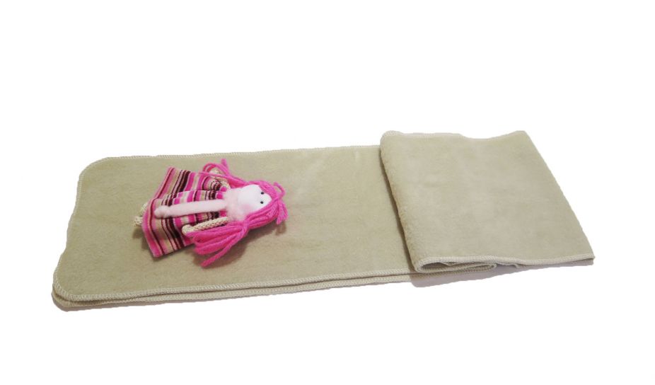 Bufanda de Polar con Aplique de de Muñeca