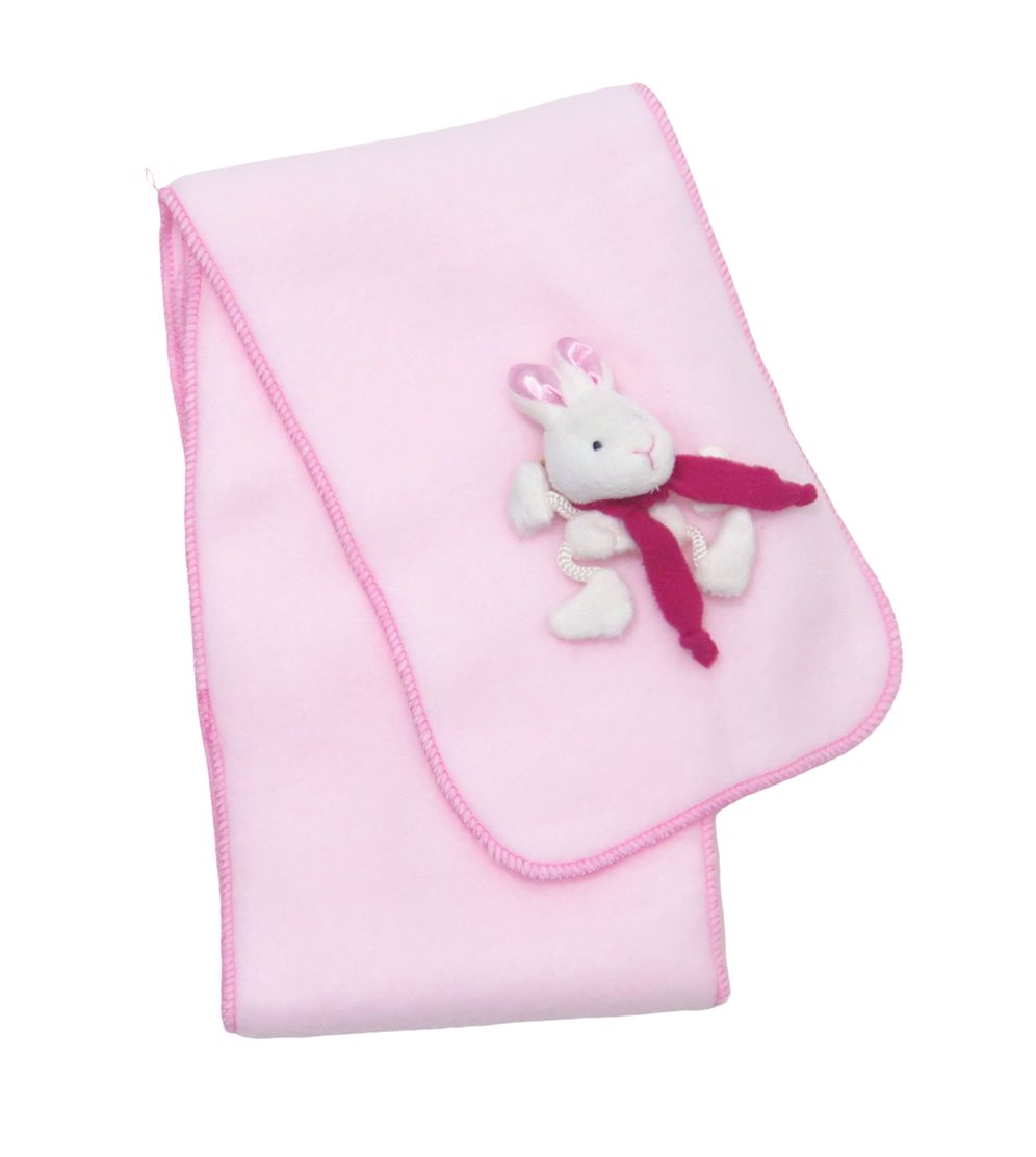 Bufanda de Polar con Aplique de Conejo