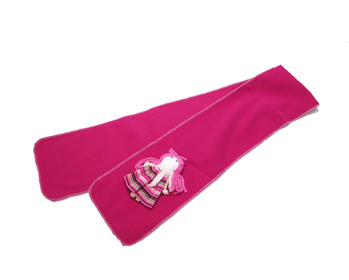 Bufanda de Polar con Aplique de Conejo