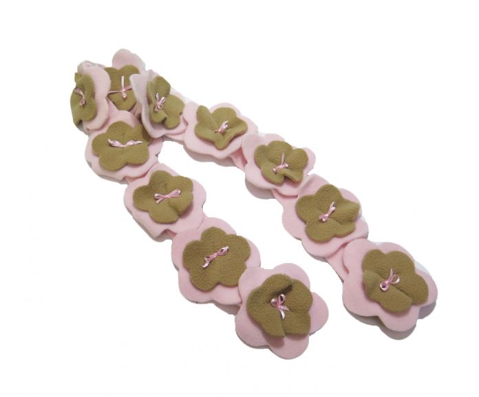 Bufanda de Polar de Flores