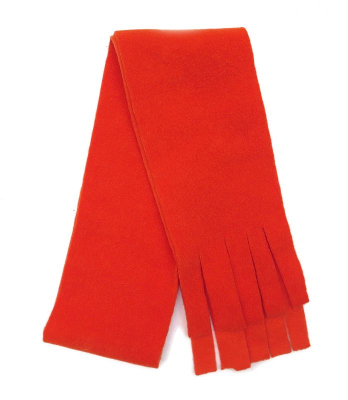 Bufanda de Polar con Flecos