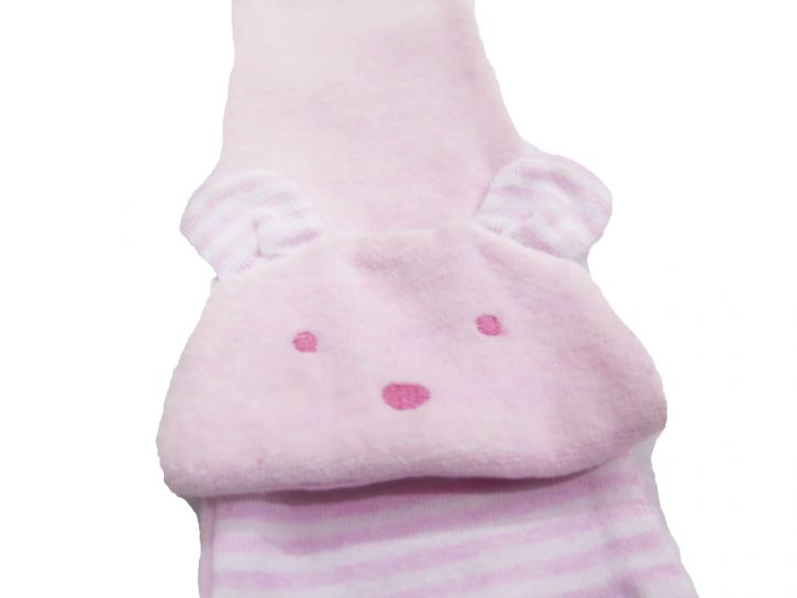 Bufanda de Towell y Algodon con Aplique de Oso