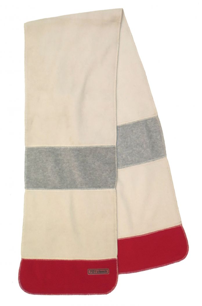 Bufanda de Polar con Franjas Combinadas