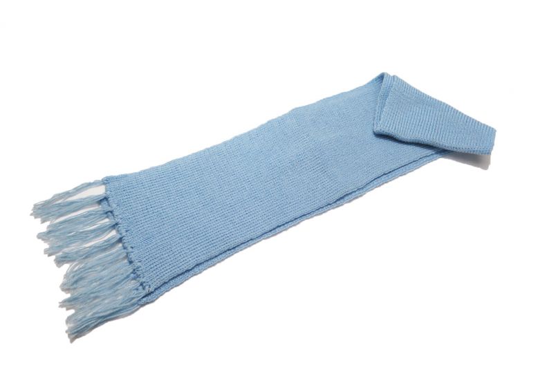 Bufanda Tejida con Flecos