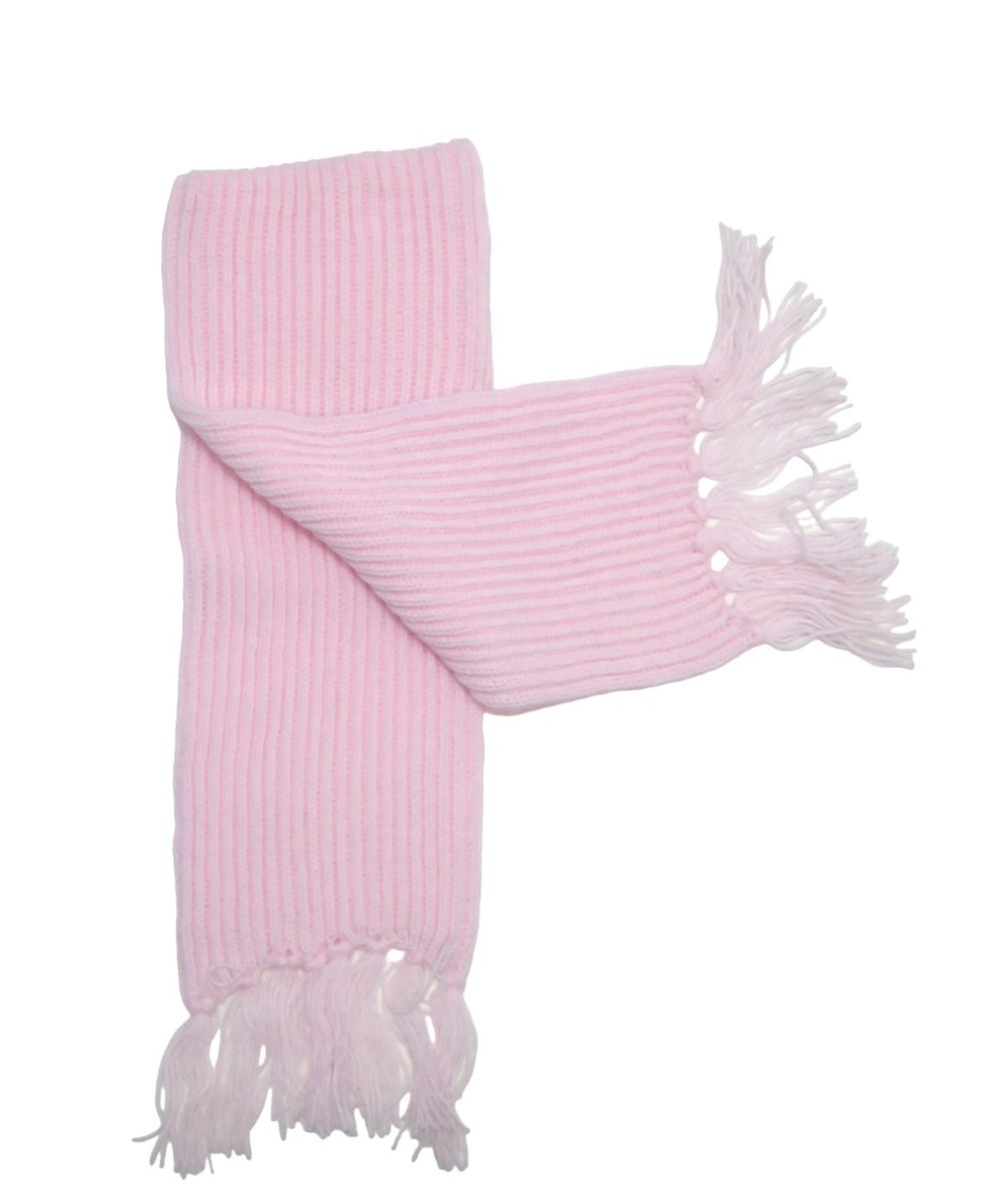 Bufanda Tejida con Flecos Lisa