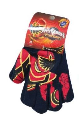 Guante  Personaje Tejido Estampado de Power Rangers con Puño Cerrado