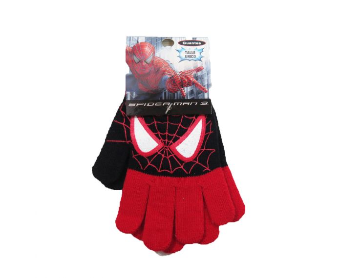 Guantes Tejidos de Personaje Hombre Araña Spiderman Telaraña