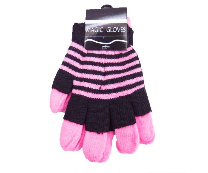 Guante Tejido Rayado Doble