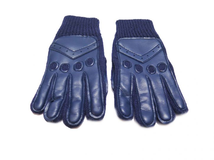 Guante Tejido con Cuerina