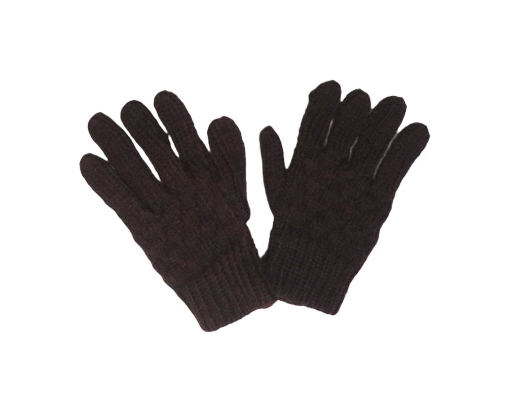 Guante Tejido Liso con Tramado