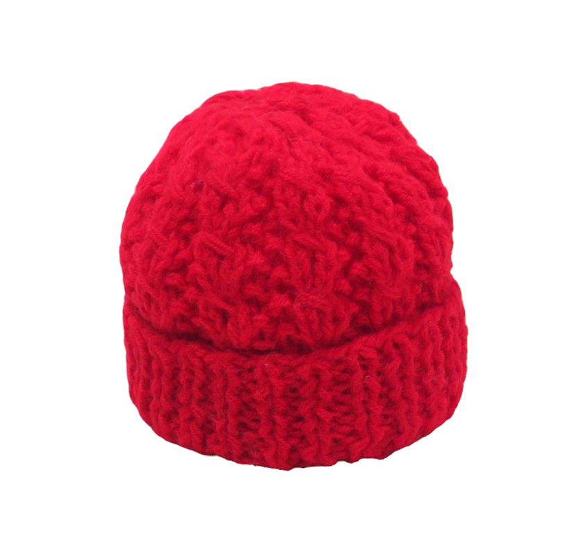 Gorro a mano Tejido Grueso Liso
