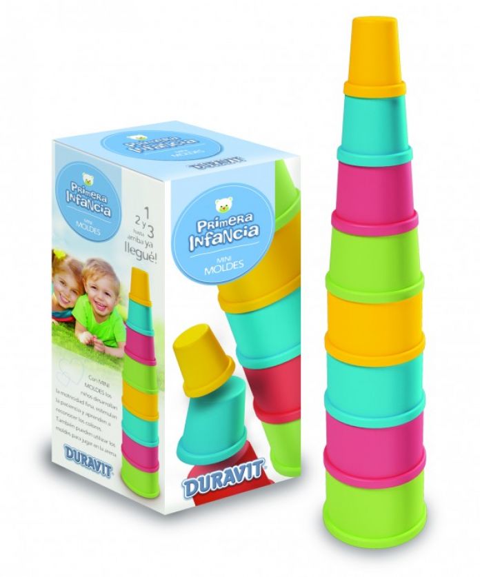 Primera Infancia - Mini Moldes - Vasos Apilables