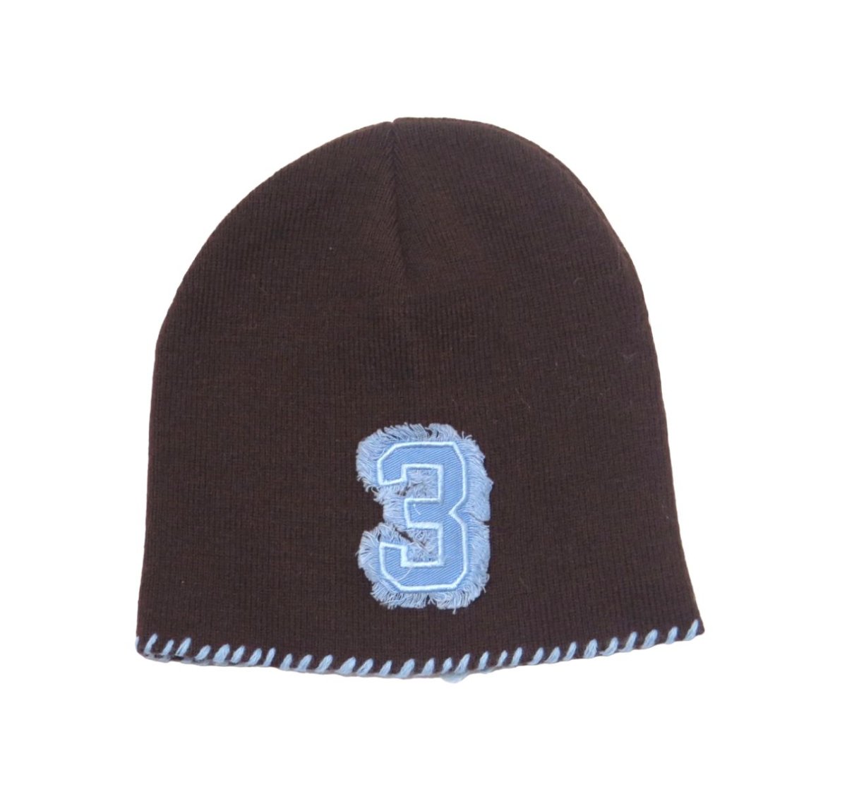 Gorro Tejido con Costura y 3 Bordado