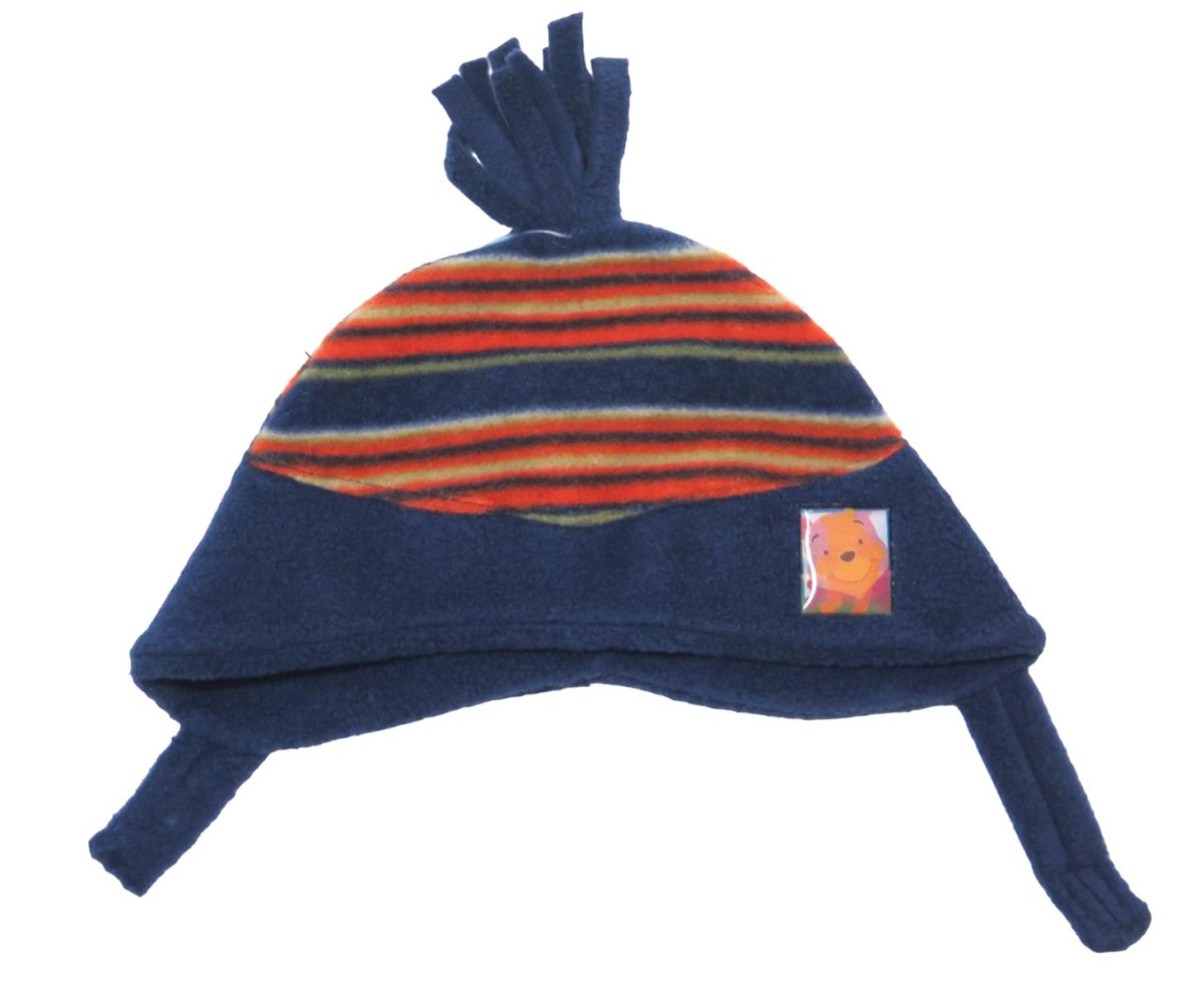 Gorro Polar con Flecos y Velcro de Winnie The Pooh