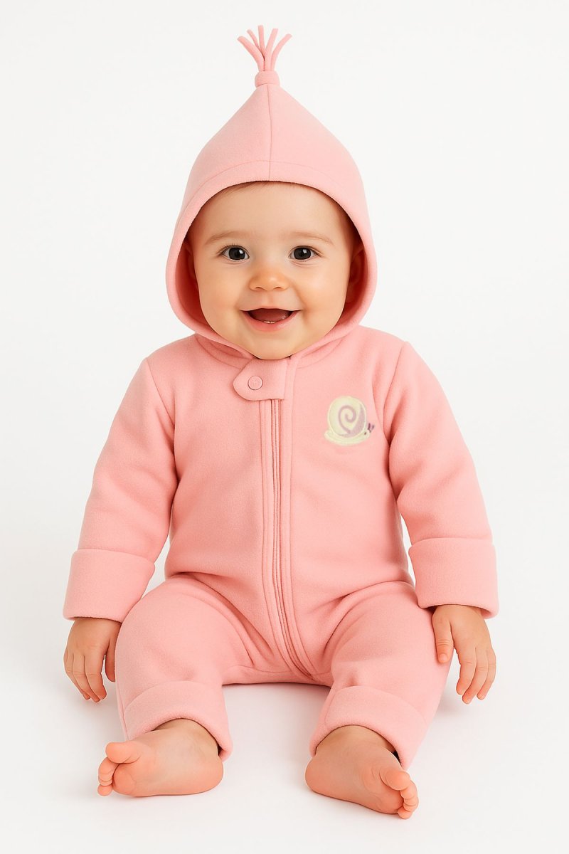 Enterito Polar Con Capucha y Pie Rebatible