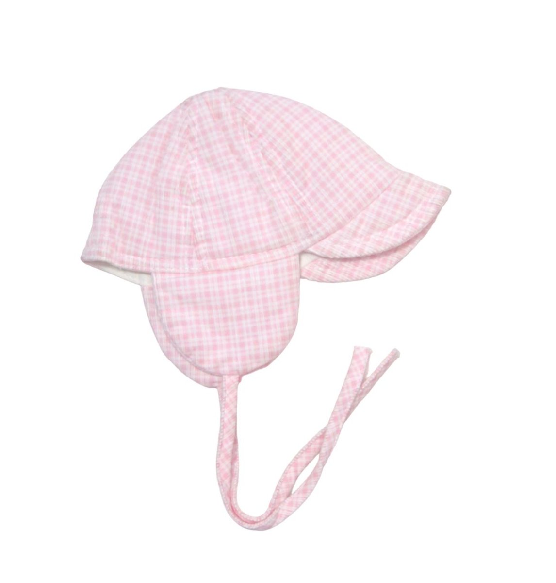 Gorro Aviador de Pique con Wata Estampado Escoces