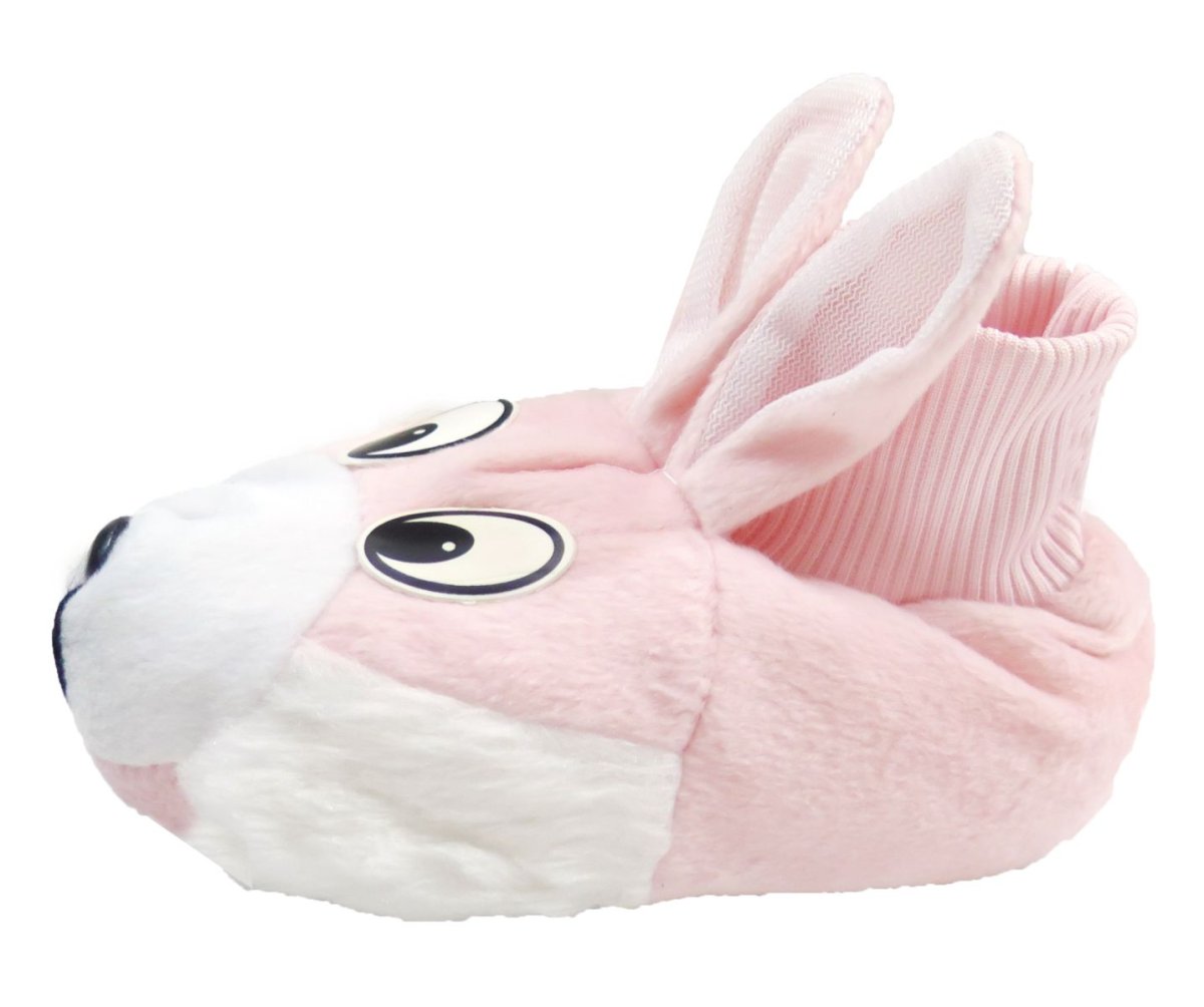 Pantufla Conejo Con Puño De Cibelina y Piel Con Base