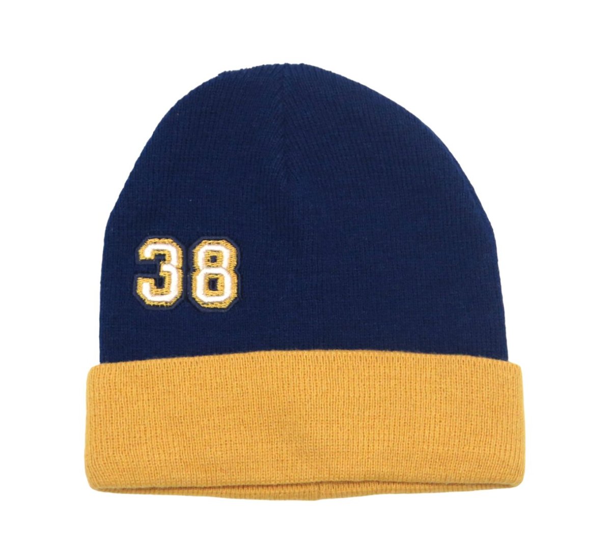 Gorro Tejido Combinado Bordado 38