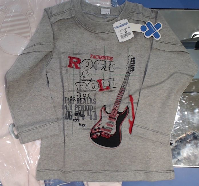 Remera Manga Larga ROCK & ROLL