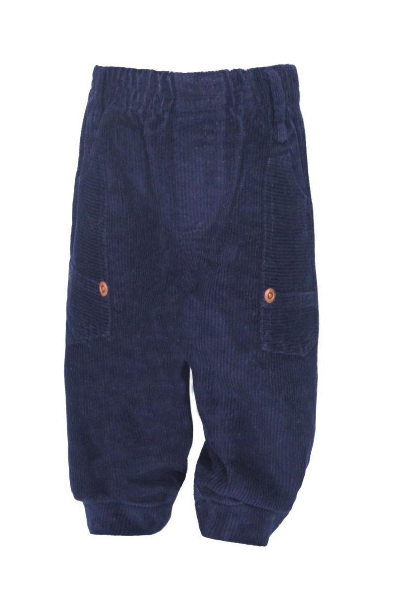 Pantalon Corderoy con cintura elastizasa y Puño