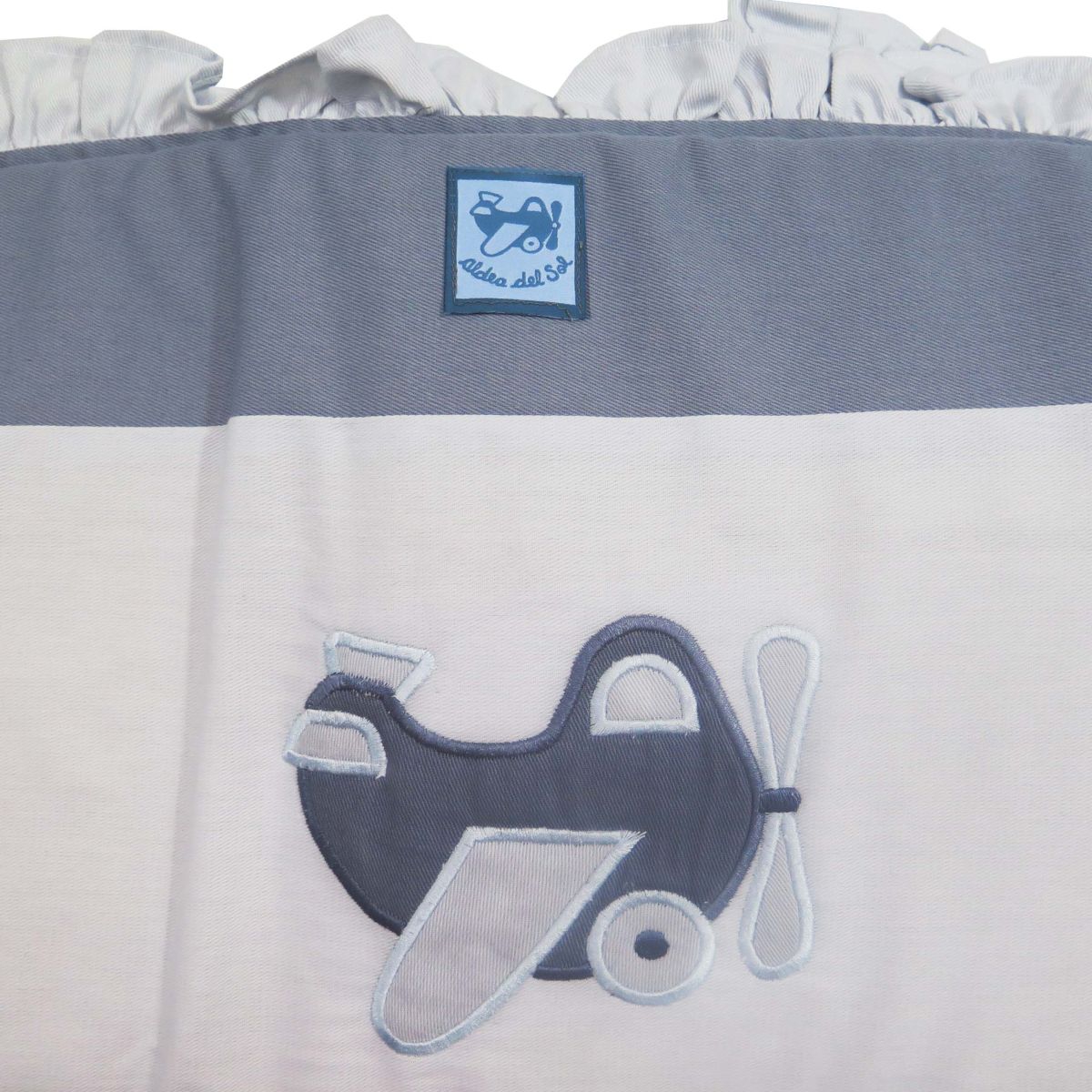 Acolchado con Chichonera de Cuna Funcional Estampado de Juguetes