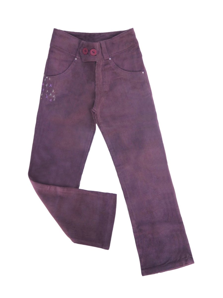 Pantalon de Corderoy Clasico Bordado