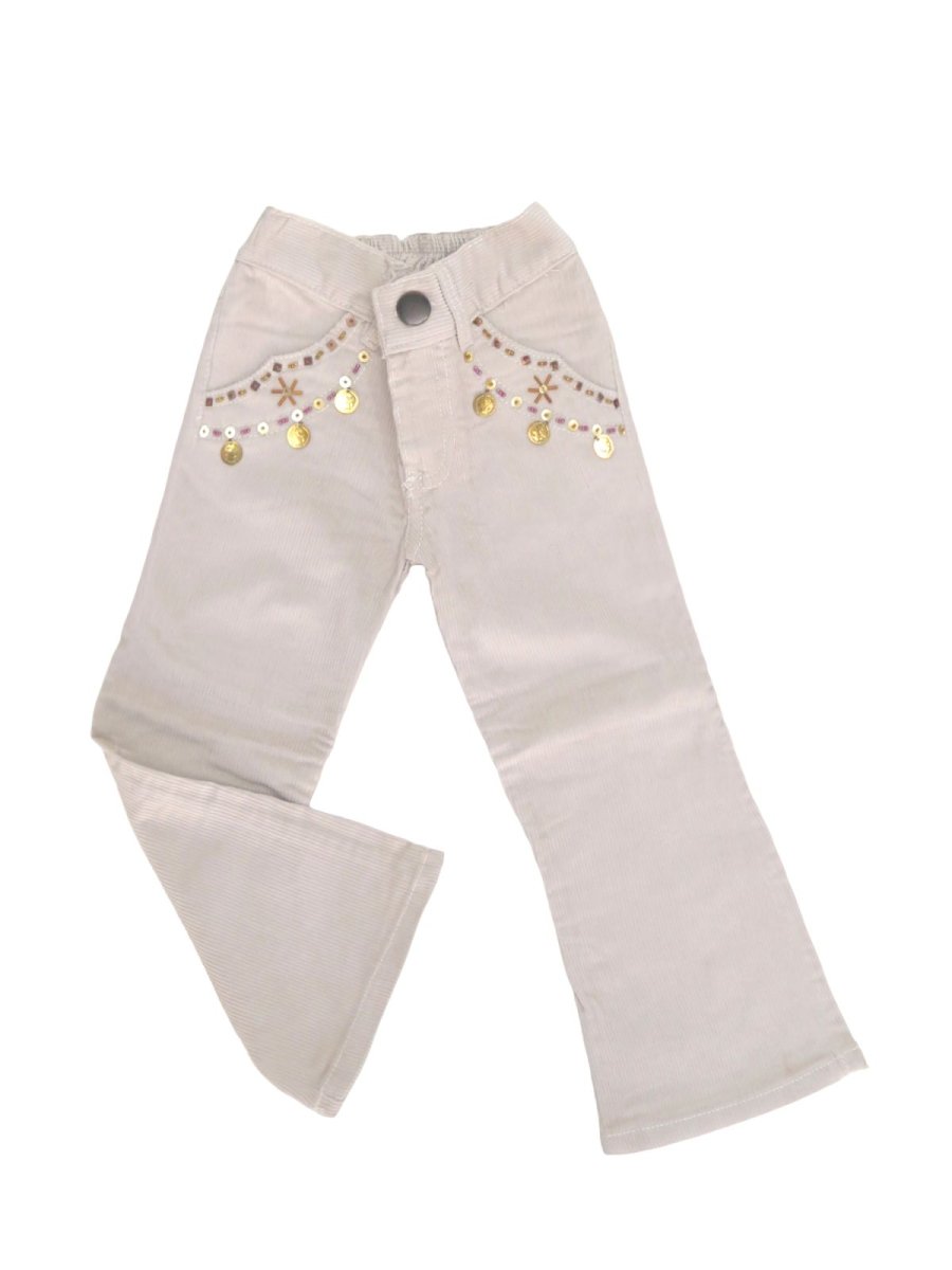Pantalon de Corderoy con Canutillo y Lentejuelas