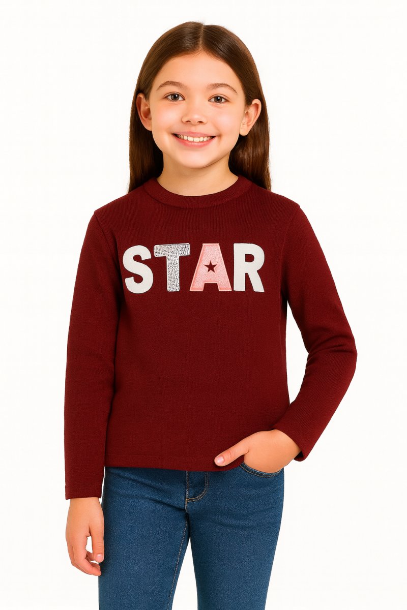 Sweater con Bordado Star