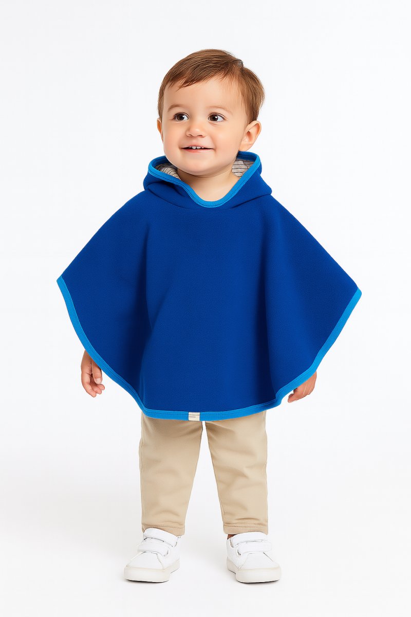 Poncho Polar con Capucha