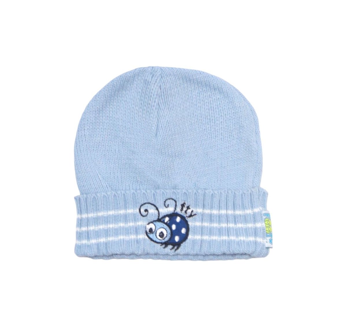 GFTY615 Gorrito Rayado con aplique bordado