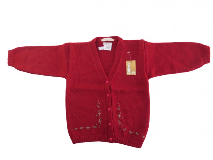 Saquito Tejido Cashmilon Escote V Bordado