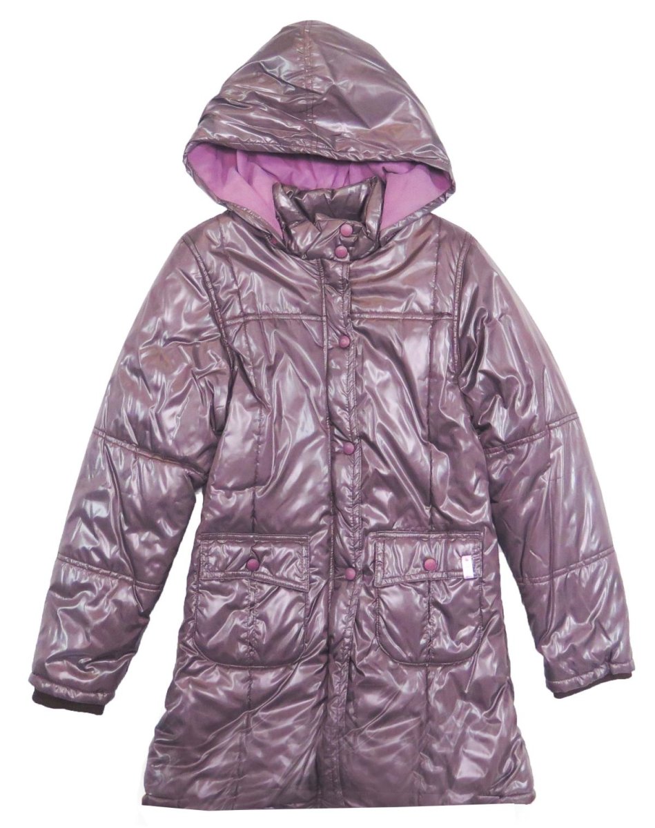 Tapado de Microfibra Forrado en Polar con Capucha Desmontable