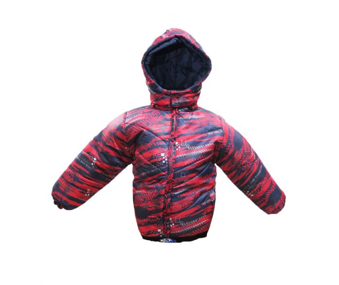 Campera Varon Reversible Estampada