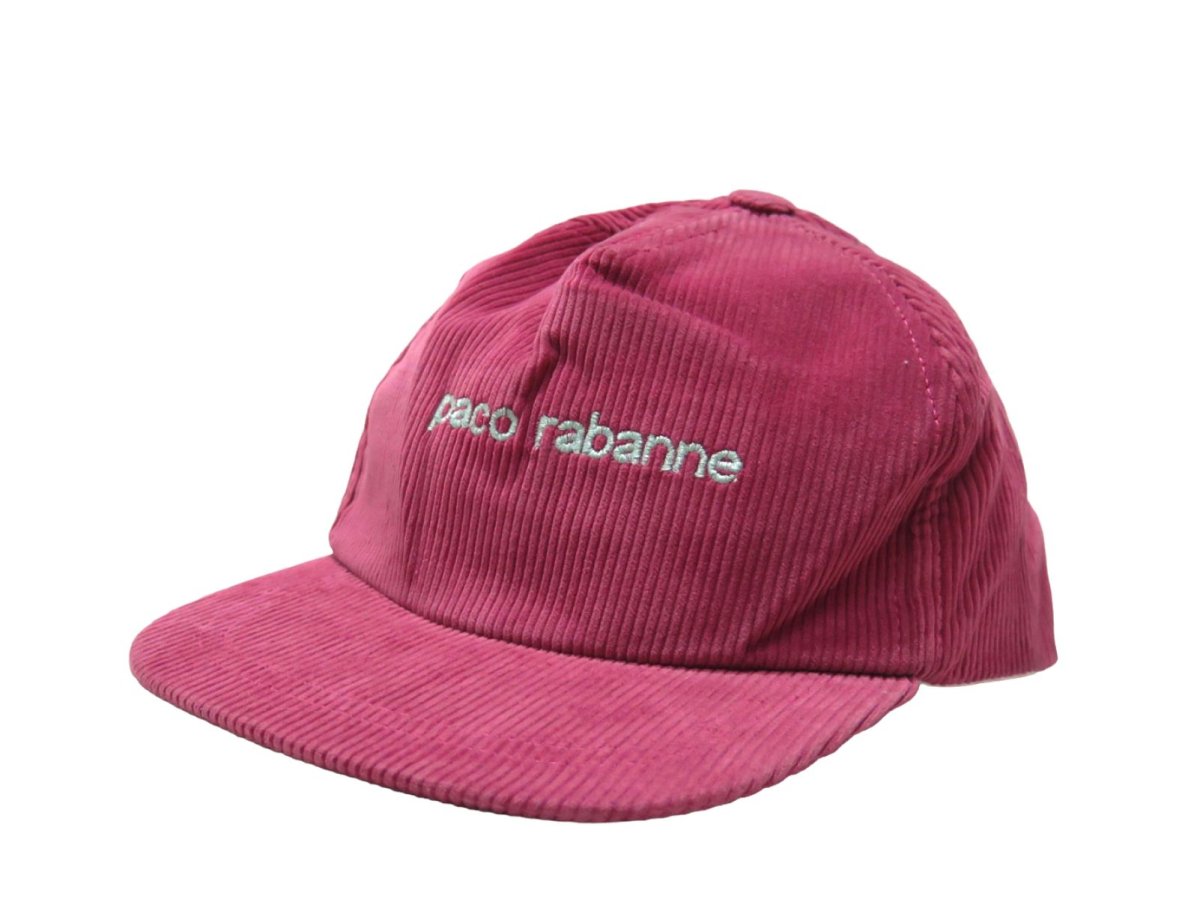 Gorro Cap de Corderoy Ajustable Bordado Paco Rabanne