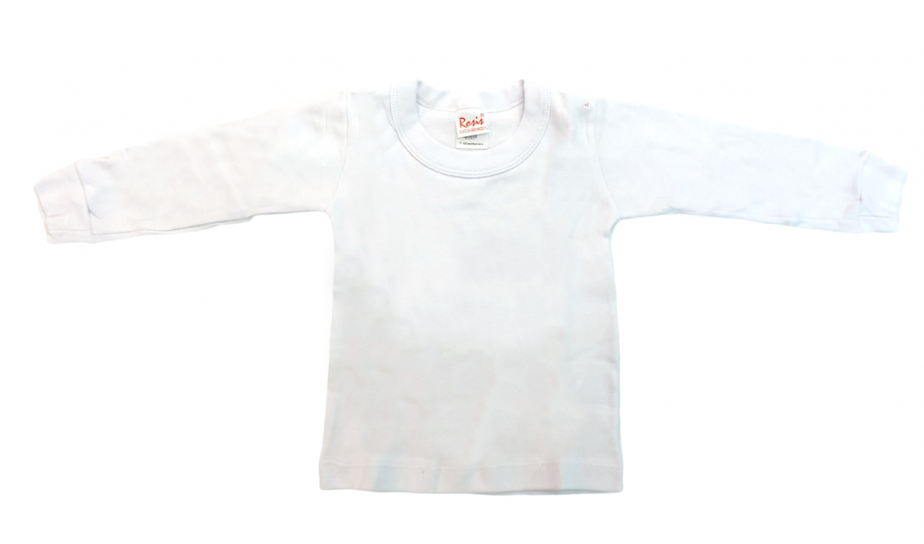 Camiseta Lisa Mangas Largas Interlock