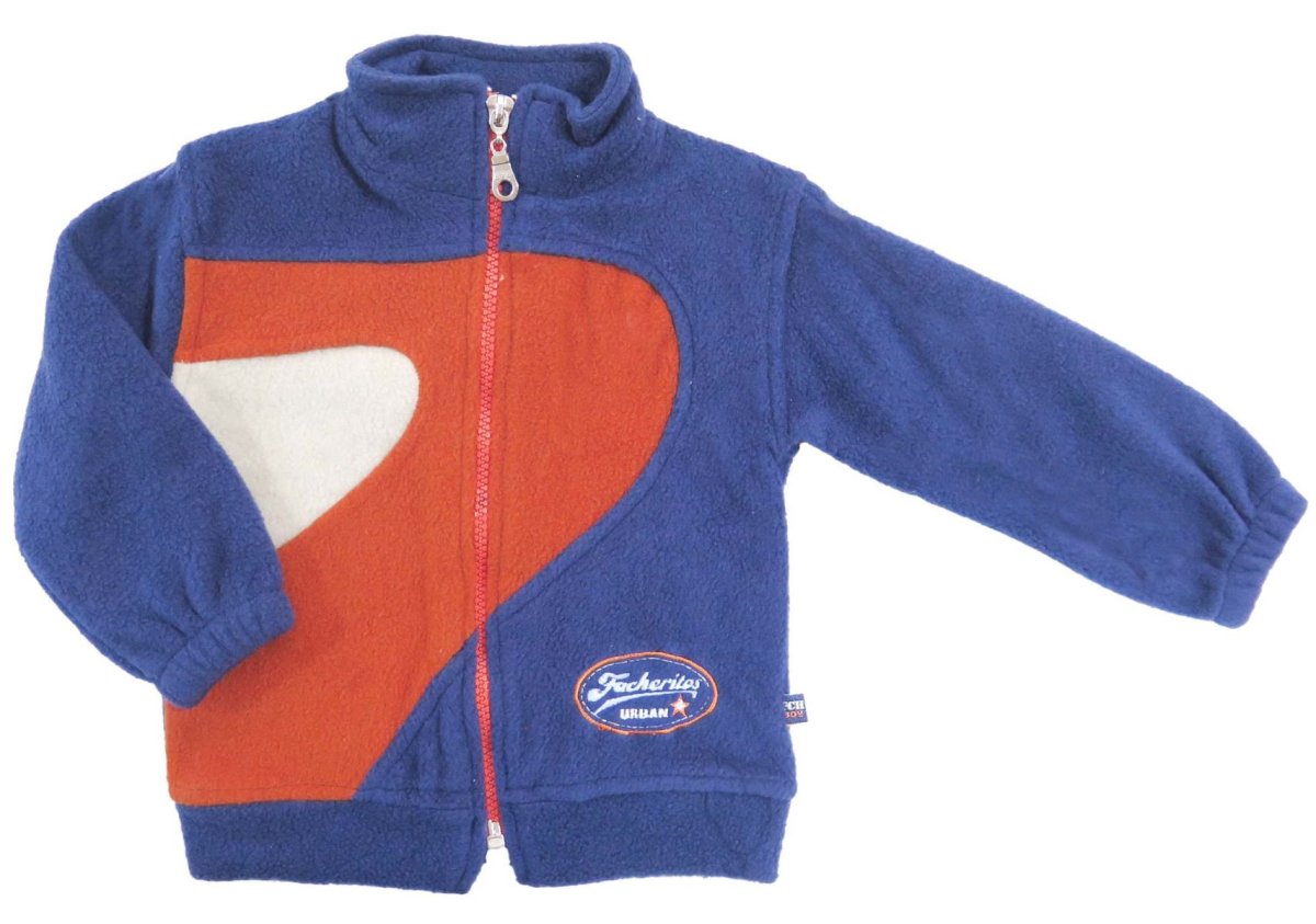 Campera de Polar Combinada con Bordado