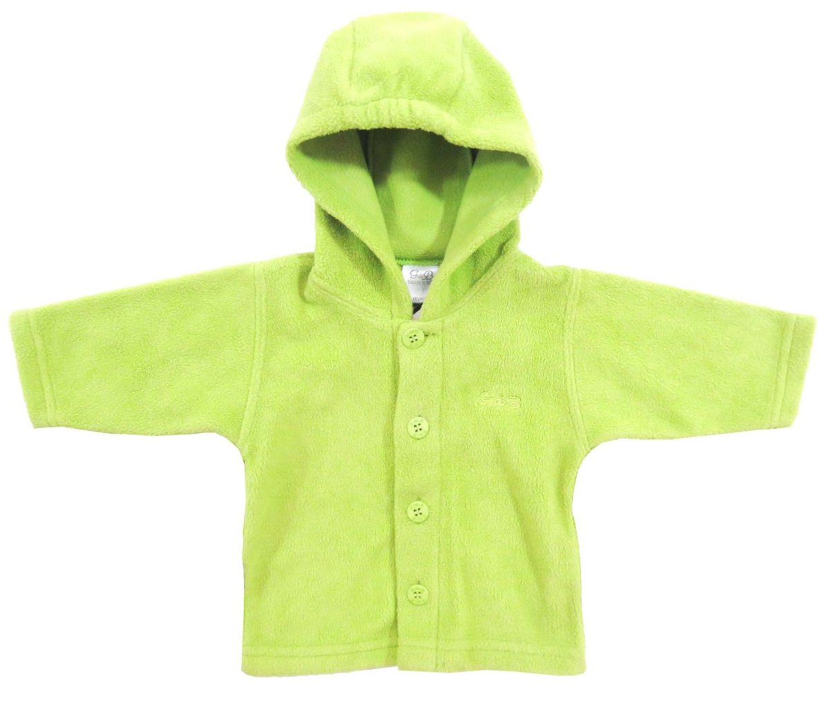 Campera de Polar con Capucha y Botones