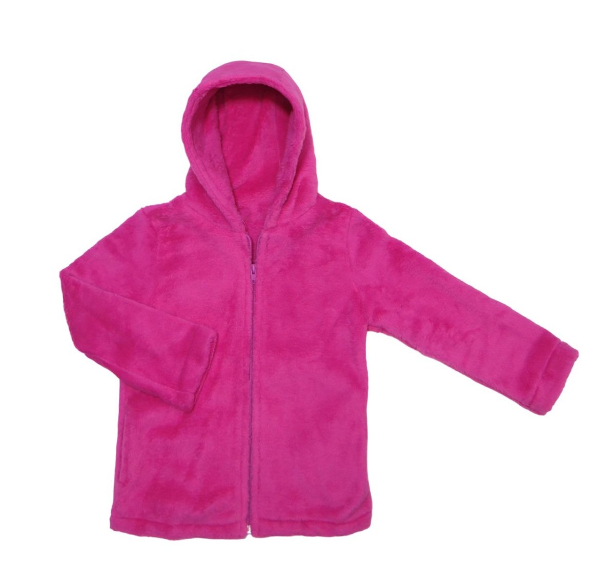 Campera Peluda Con Capucha